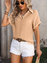 Load image into Gallery viewer, Button Up Short Sleeve Shirt
