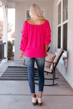 Load image into Gallery viewer, Gathered Detail Off-Shoulder Blouse
