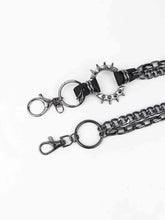 Load image into Gallery viewer, Punk Aluminium Chain Belt
