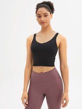 Load image into Gallery viewer, Scoop Neck Wide Strap Active Tank
