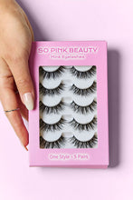 Load image into Gallery viewer, SO PINK BEAUTY Mink Eyelashes 5 Pairs
