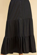 Load image into Gallery viewer, Faith Apparel Tiered Midi Skirt
