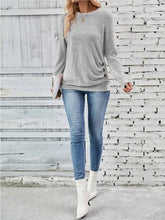 Load image into Gallery viewer, Round Neck Long Sleeve T-Shirt

