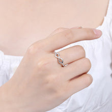 Load image into Gallery viewer, Number 8 Zircon 925 Sterling Silver Ring
