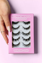 Load image into Gallery viewer, SO PINK BEAUTY Mink Eyelashes Variety Pack 5 Pairs
