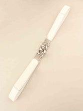 Load image into Gallery viewer, Zinc Alloy Buckle Elastic PU Belt
