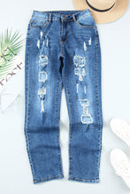 Load image into Gallery viewer, It&#39;s All So Simple Distressed Straight Leg Jeans
