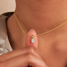 Load image into Gallery viewer, Titanium Steel Inlaid Zircon Pendant Necklace

