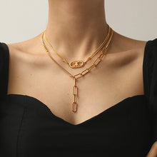 Load image into Gallery viewer, Thick Chain Stitching Necklace
