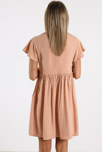 Load image into Gallery viewer, Buttoned Empire Waist Babydoll Dress
