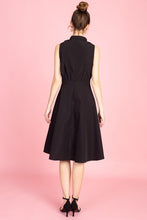 Load image into Gallery viewer, Belt it detail neck dress
