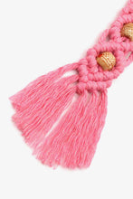 Load image into Gallery viewer, Assorted 4-Pack Handmade Macrame Fringe Keychain
