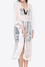 Load image into Gallery viewer, Tied Sheer Cover Up Cardigan
