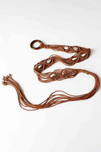 Load image into Gallery viewer, Bohemian Wood Ring Braid Belt

