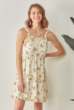 Load image into Gallery viewer, MERROW RUFFLE DETAIL MIDI DRESS WITH BACK BOW
