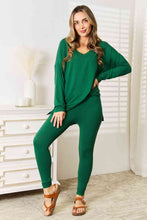 Load image into Gallery viewer, Zenana Lazy Days Full Size Long Sleeve Top and Leggings Set
