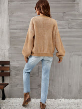 Load image into Gallery viewer, Heathered Lantern Sleeve Cardigan
