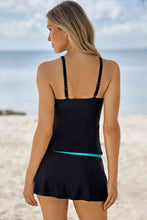 Load image into Gallery viewer, Two-Tone Sweetheart Neck Two-Piece Swimsuit
