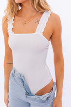 Load image into Gallery viewer, RUFFLE RIBBED BODYSUIT
