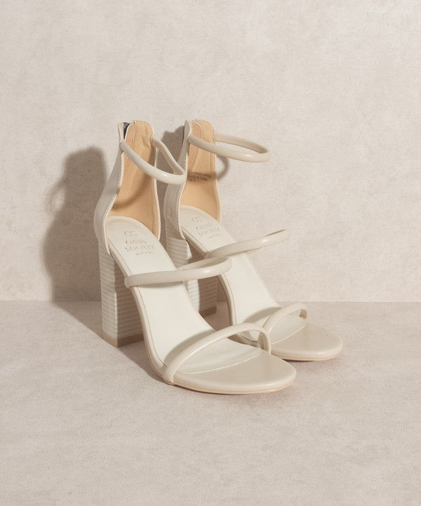 OASIS SOCIETY Taylor   Minimalist Strappy Heel