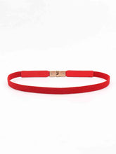 Load image into Gallery viewer, PU Elastic Skinny Belt
