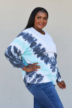 Load image into Gallery viewer, Sew In Love Full Size Tie-Dye Side Slit Sweatshirt

