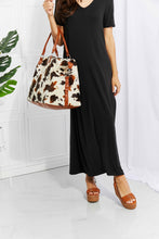 Load image into Gallery viewer, Animal Print Plush Weekender Bag
