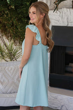 Load image into Gallery viewer, Cute Ruffle Collar Summer Dress
