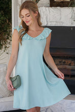 Load image into Gallery viewer, Cute Ruffle Collar Summer Dress
