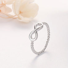 Load image into Gallery viewer, Number 8 Zircon 925 Sterling Silver Ring

