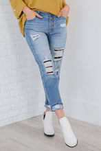 Load image into Gallery viewer, Kancan Untamed Full Size Run Leopard Lined Skinny Jeans
