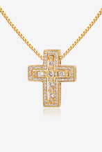 Load image into Gallery viewer, Rhinestone Cross Pendant Necklace
