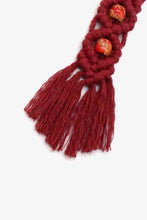 Load image into Gallery viewer, Assorted 4-Pack Handmade Macrame Fringe Keychain
