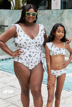 Load image into Gallery viewer, Marina West Swim Float On Ruffle Faux Wrap One-Piece in Daisy Cream
