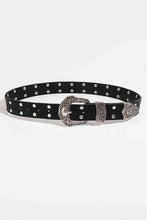 Load image into Gallery viewer, Double Row Studded PU Leather Belt
