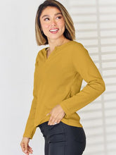 Load image into Gallery viewer, Notched Long Sleeve T-Shirt
