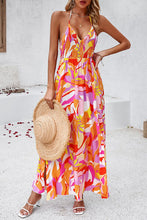 Load image into Gallery viewer, Smocked Slit Tied Printed Dress

