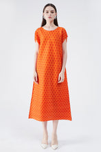 Load image into Gallery viewer, Polka Dot Accordion Pleated Midi Dress
