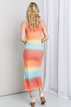 Load image into Gallery viewer, Zenana Gradient Sleeveless Slit Midi Dress
