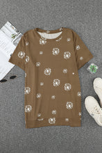 Load image into Gallery viewer, Plus Size Dandelion Print Tee Shirt
