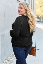 Load image into Gallery viewer, Basic Bae Full Size V-Neck Lantern Sleeve Blouse
