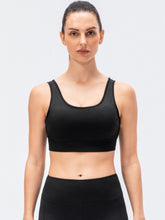 Load image into Gallery viewer, Scoop Neck Padded Sports Bra
