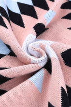 Load image into Gallery viewer, Geometric Button Down Dropped Shoulder Cardigan
