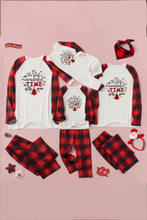 Load image into Gallery viewer, Slogan Graphic Top and Plaid Pants Set
