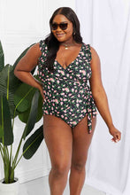 Load image into Gallery viewer, Marina West Swim Full Size Float On Ruffle Faux Wrap One-Piece in Floral
