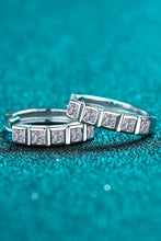 Load image into Gallery viewer, Always Chic Sterling Silver Moissanite Huggie Earrings
