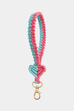 Load image into Gallery viewer, Heart Shape Macrame Key Chain
