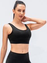 Load image into Gallery viewer, Scoop Neck Padded Sports Bra
