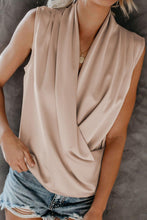 Load image into Gallery viewer, Enchanting Satin Drape Tank Top
