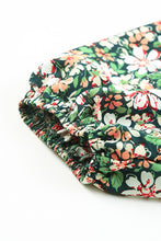 Load image into Gallery viewer, Plus Size Floral Square Neck Peplum Top
